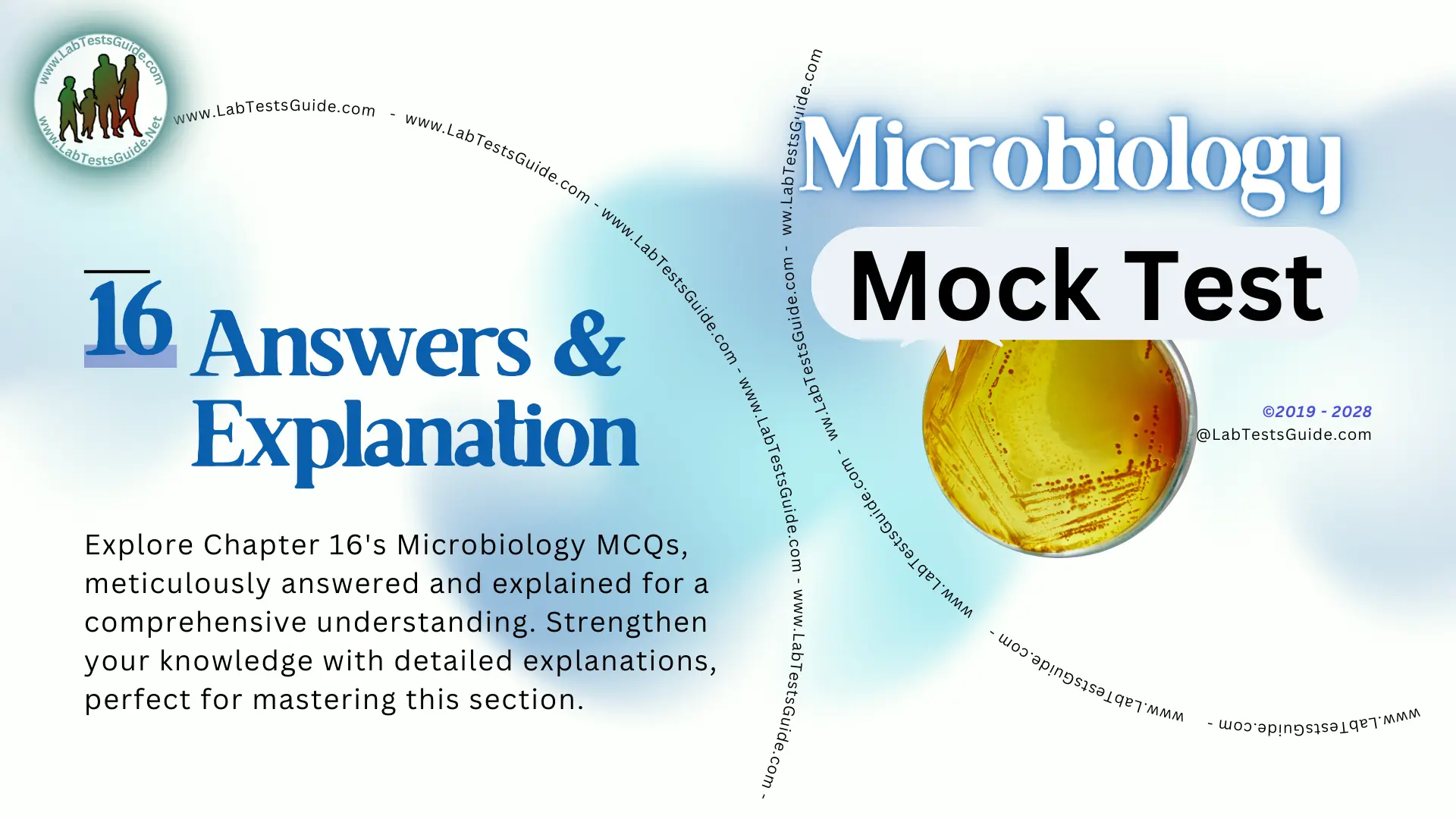 Microbiology MCQs Mock Test Chapter 16 Lab Tests Guide