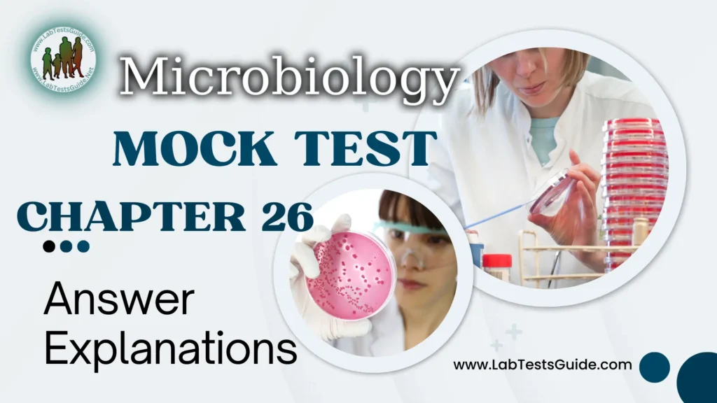 Microbiology MCQs Mock Test - Chapter 26 Microbiology MCQs Mock Test Chapter 26