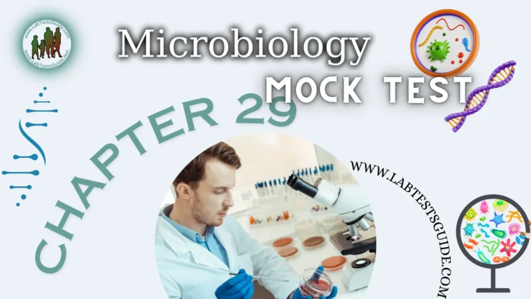 Microbiology MCQs Mock Test Chapter 29