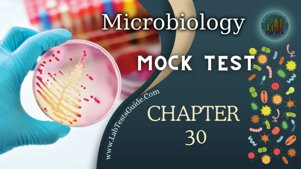 Microbiology MCQs Mock Test Chapter 30
