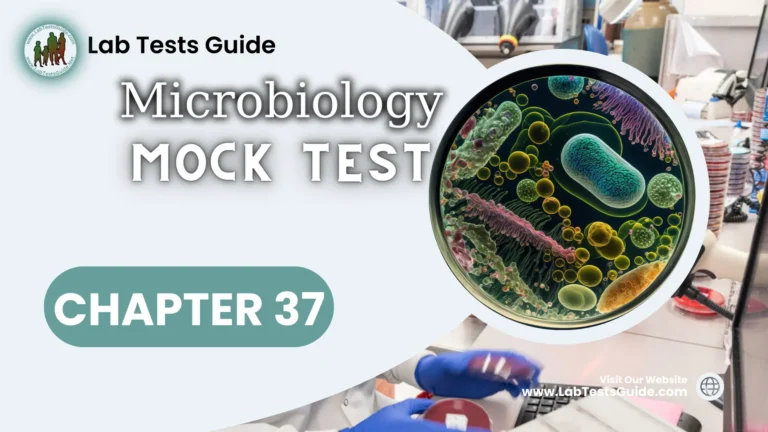 Microbiology MCQs Mock Test Chapter 37