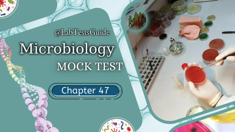 Microbiology MCQs Mock Test Chapter 47