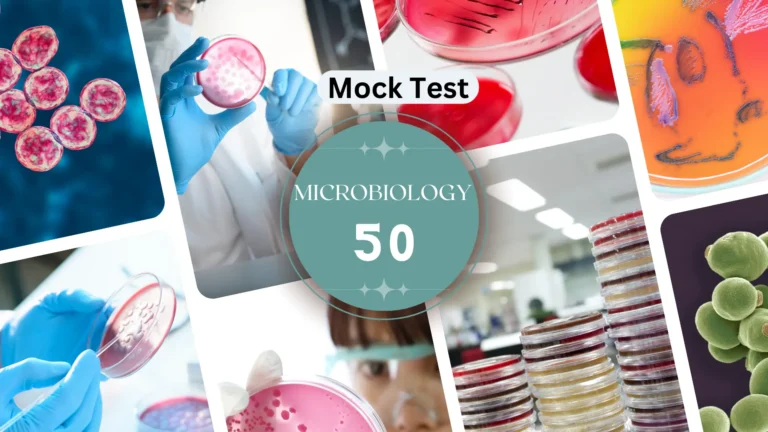 Microbiology MCQs Mock Test Chapter 50
