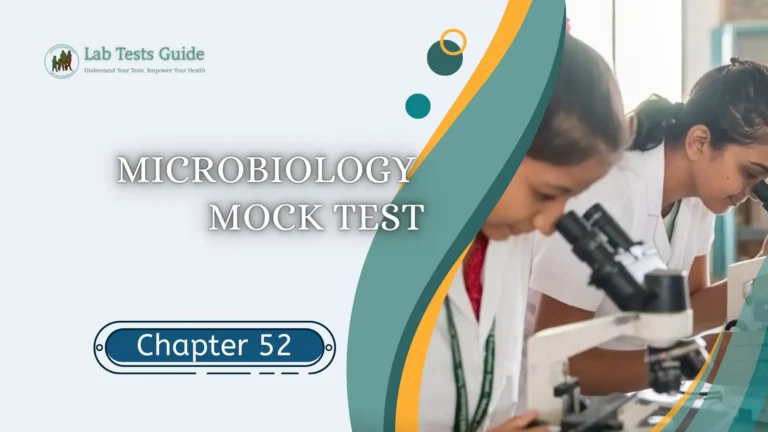 Microbiology MCQs Mock Test Chapter 52