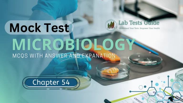 Microbiology MCQs Mock Test Chapter 54
