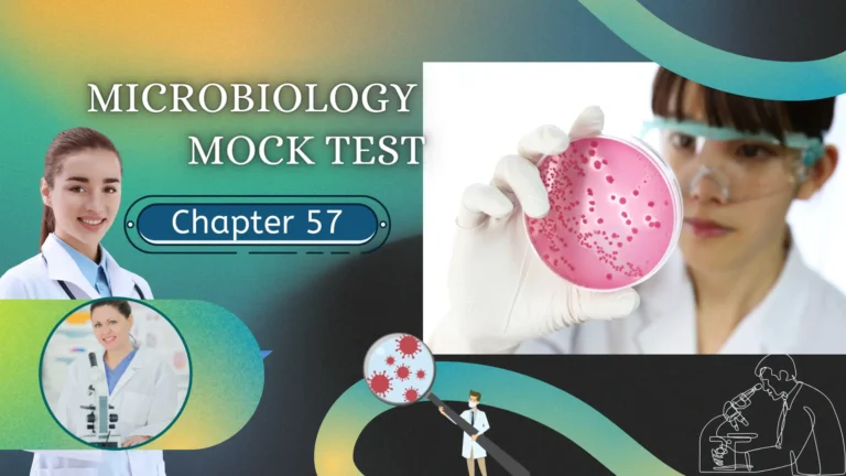 Microbiology MCQs Mock Test Chapter 57