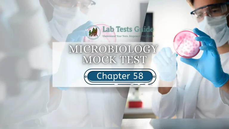 Microbiology MCQs Mock Test Chapter 58