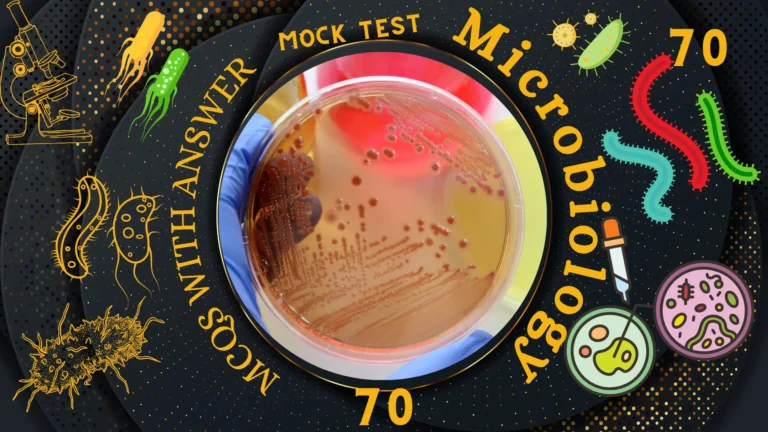 Microbiology MCQs Mock Test Chapter 70