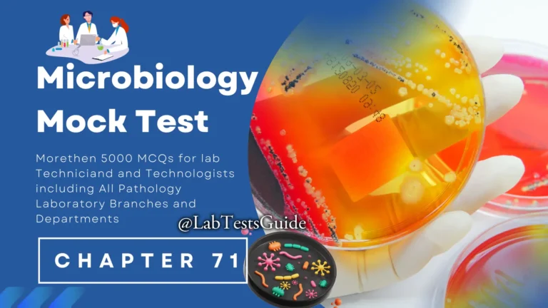 Microbiology MCQs Mock Test Chapter 71
