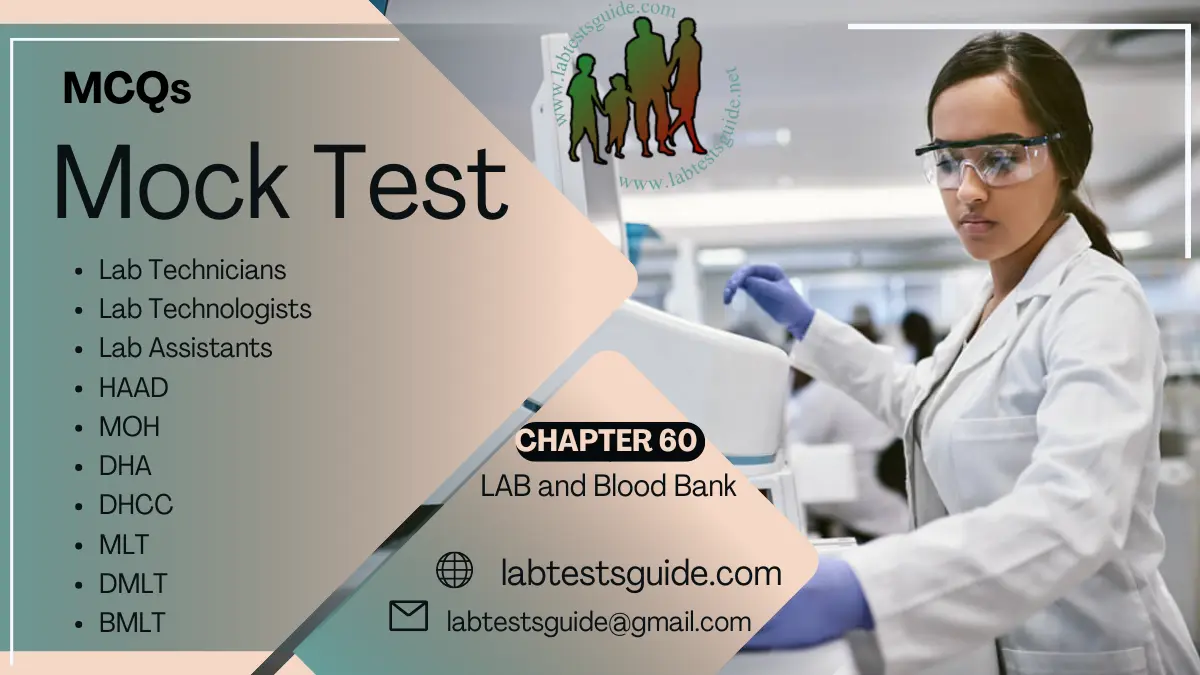 MCQs Mock Test for Lab - Chapter 60